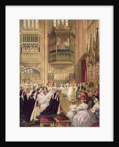 The Marriage of Edward VII to Princess Alexandra in Windsor, 1863 by English School