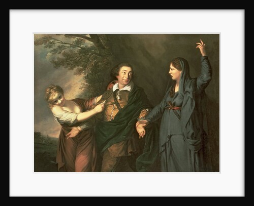 David Garrick between the Muses of Tragedy and Comedy, 1760-61 by Joshua (after) Reynolds