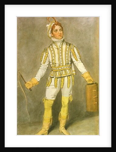 John Pritt Harley as Pedrillo in 'The Castle of Andalusia' by John O'Keeffe at the Lyceum Theatre, 1815 by Samuel de Wilde