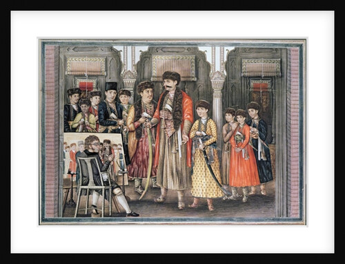 Shuja ud-daula, Nawab of Oudh and his Ten Sons by Tilly Kettle