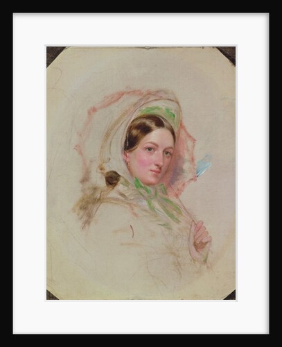 Study of Miss Mortimer holding a Parasol, c.1856-8 by William Powell Frith