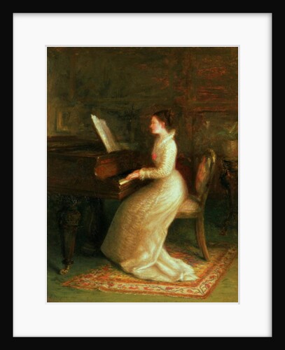 Lady at the Piano by Joseph Farquharson