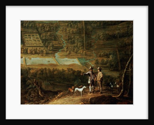 Landscape with sportsmen by David the Younger Teniers