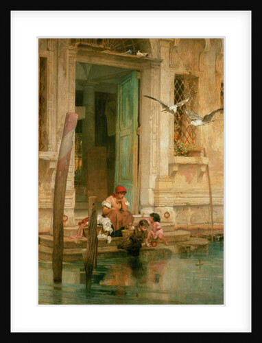 By the Canal, Venice by Marcus Stone