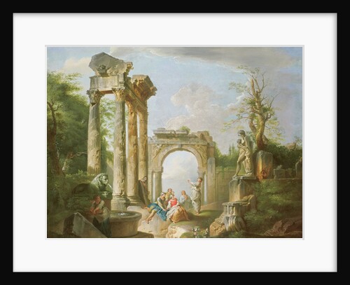 Arcadian Scene, 18th century by Giovanni Paolo Pannini or Panini