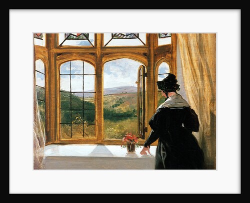 Duchess of Abercorn looking out of a window, c.1850 by Edwin Landseer