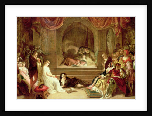 Hamlet by Daniel (1806-70) Maclise