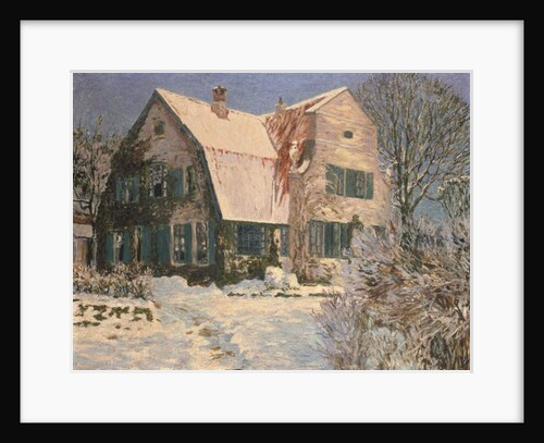 House and Garden under Snow by Heinrich Johann Vogeler