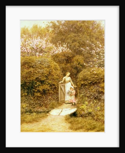 At the Cottage Gate by Helen Allingham