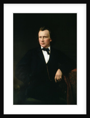 Johannes Brahms, c.1860 by Karl von Jagemann