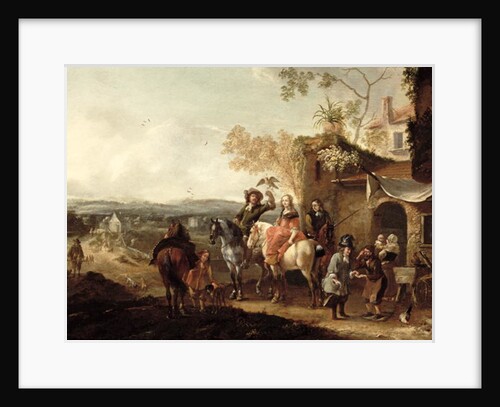 The Falconers by Pieter Wouwermans or Wouwerman