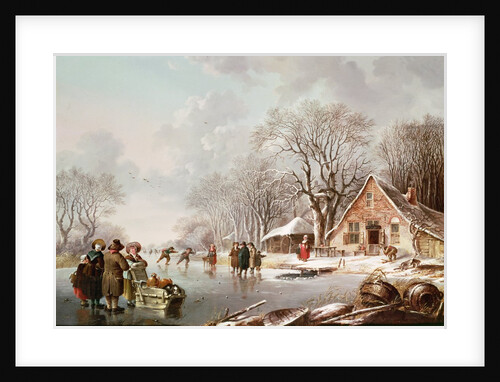 Winter Scene by Andries Vermeulen