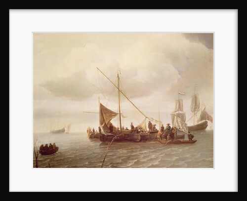 Shipping Scene, 17th century by Simon Jacobsz. Vlieger