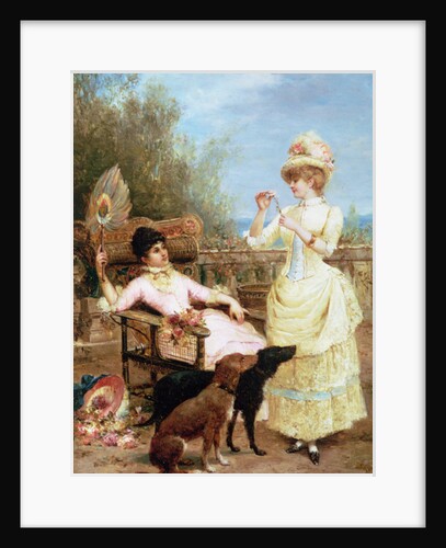 Summer on the Balcony by Anonymous Anonymous