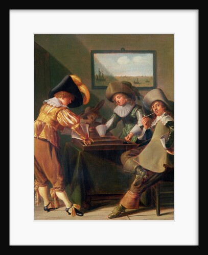 Backgammon Players, 17th century by Dirck Hals