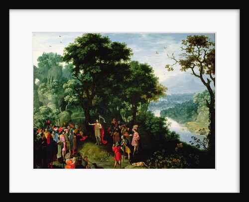 St. John the Baptist preaching in the Wilderness by Pieter Schoubroeck