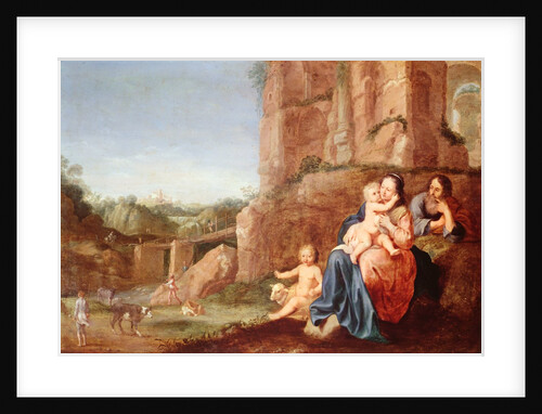 The Flight into Egypt, 17th century by Bartholomeus Breenbergh