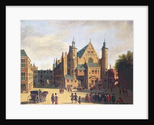 A Town Square in Haarlem by Gerrit Adriaensz Berckheyde