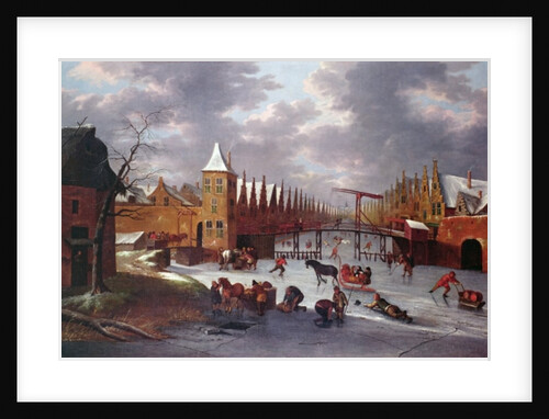 Amsterdam City Gate by Anthonie Beerstraten