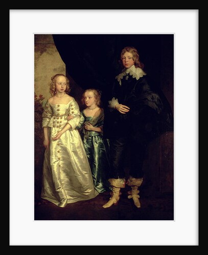 The Children of Thomas Wentworth, 1st Earl of Strafford, 17th century by Anthony van Dyck