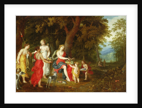 Diana and Her Maidens, after the hunt, 1626 by A. & Balen H. van Govaerts