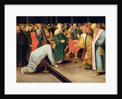 Christ and the women taken in adultery, 1628 by Pieter the Younger Brueghel