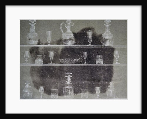 Articles of glass, Photograph by William Henry Fox Talbot