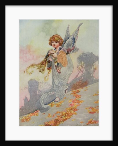 Autumn from the Seasons commissioned for the 1920 Pears Annual by Charles Robinson