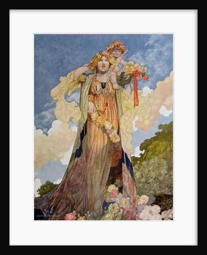 Summer from The Seasons commissioned for the 1920 Pears Annual by Charles Robinson