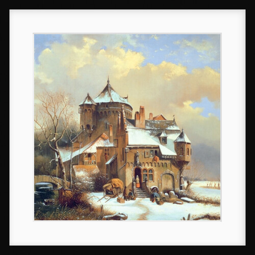 Dutch Winter Scene by Cornelis Kruseman