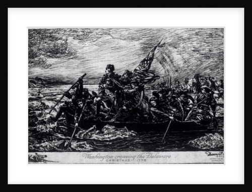 Washington Crossing the Delaware, Christmas 1776, c.1931 by Emanuel Gottlieb Leutze
