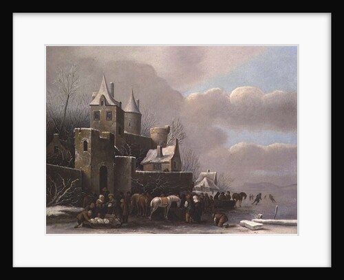 Winter Scene by Claes Molenaer