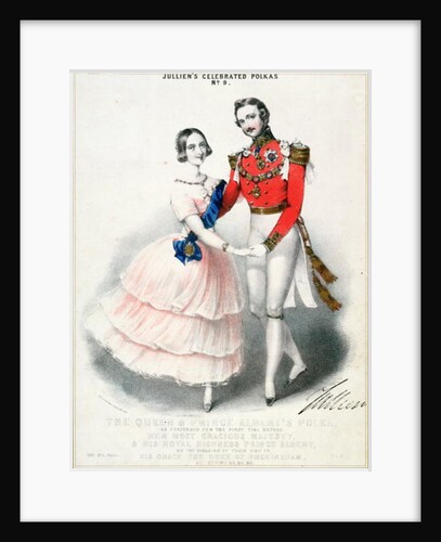 Jullien's Celebrated Polkas No.9: The Queen and Prince Albert's Polka by M. and N. Hanhart by English School