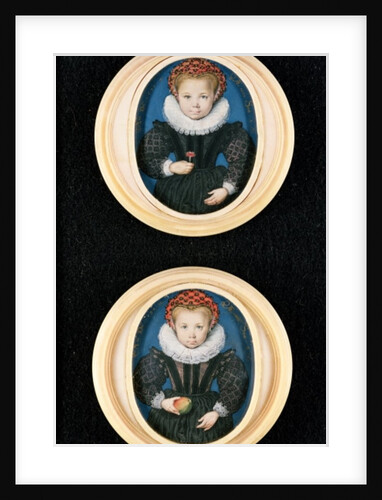 Two Little girls, 1590 by Isaac Oliver