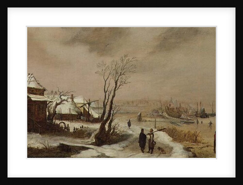 Winter Landscape, c.1611-46 by Adam van Breen