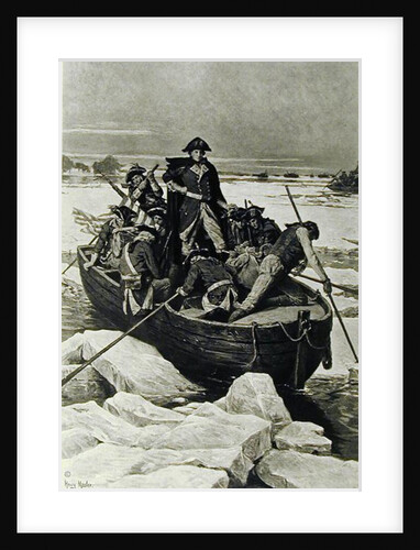 George Washington crossing the Delaware River, 25th December 1776, c.1912-13 by Henry Mosler