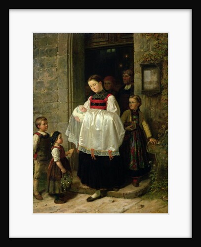 The Return from the Christening by Hubert Salentin