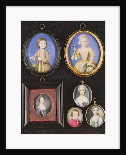Portrait Miniatures by Bernard III Lens