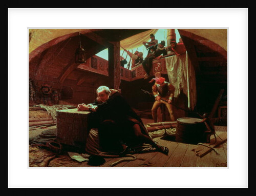 Columbus in Chains, 1863 by Lorenzo Delleani