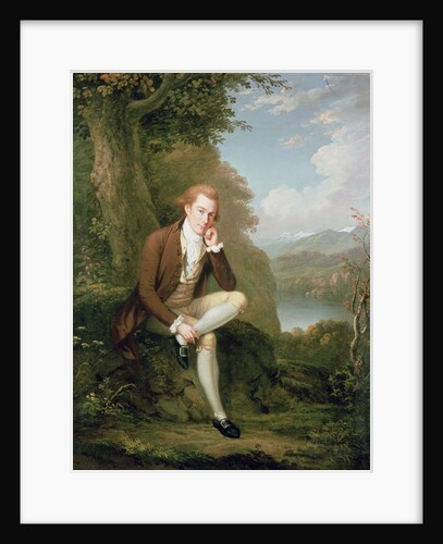 Portrait of a man in brown by Arthur William Devis