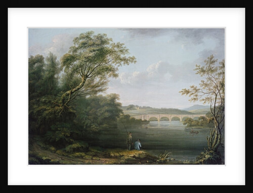 English Landscape with Fishermen by Anonymous Anonymous