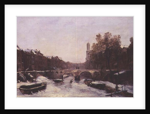 Dutch Town in Winter by Pierre Tetar van Elven