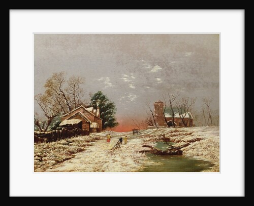 Winter Scene by Anonymous