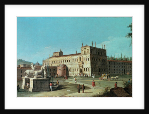 View of the Palazzo del Quirinale, Rome by Michele Marieschi