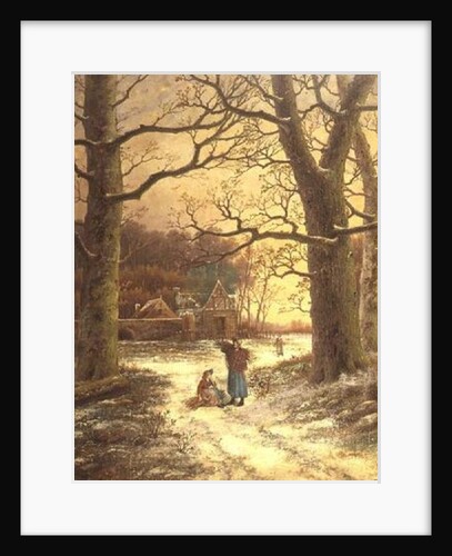 Gathering Winter Fuel by Johannes Hermann Barend Koekkoek