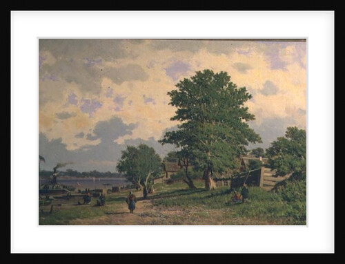 A View of the River Volga by Piotr Petrovitch Weretshchagin