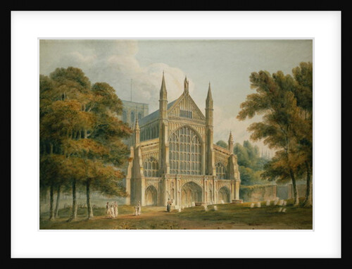 Winchester Cathedral: The Facade from the North-West, 1801 by John Buckler