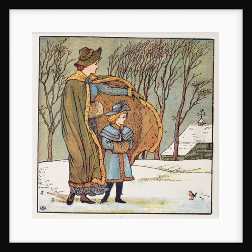 The North Wind and the Robin by Walter Crane