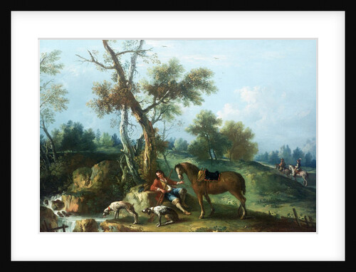 The Huntsman's Rest, 18th century by Francesco Zuccarelli