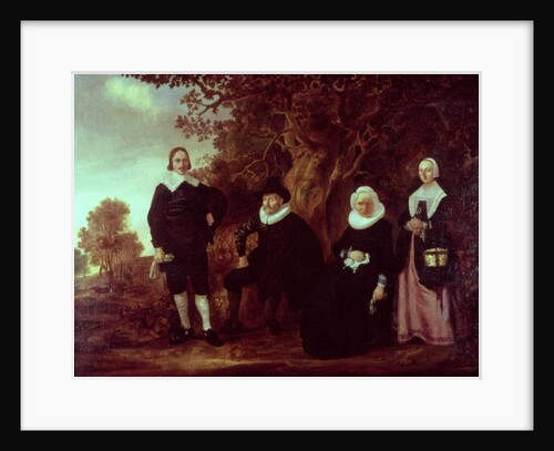 Family Group in a landscape by Gerrit van Donck